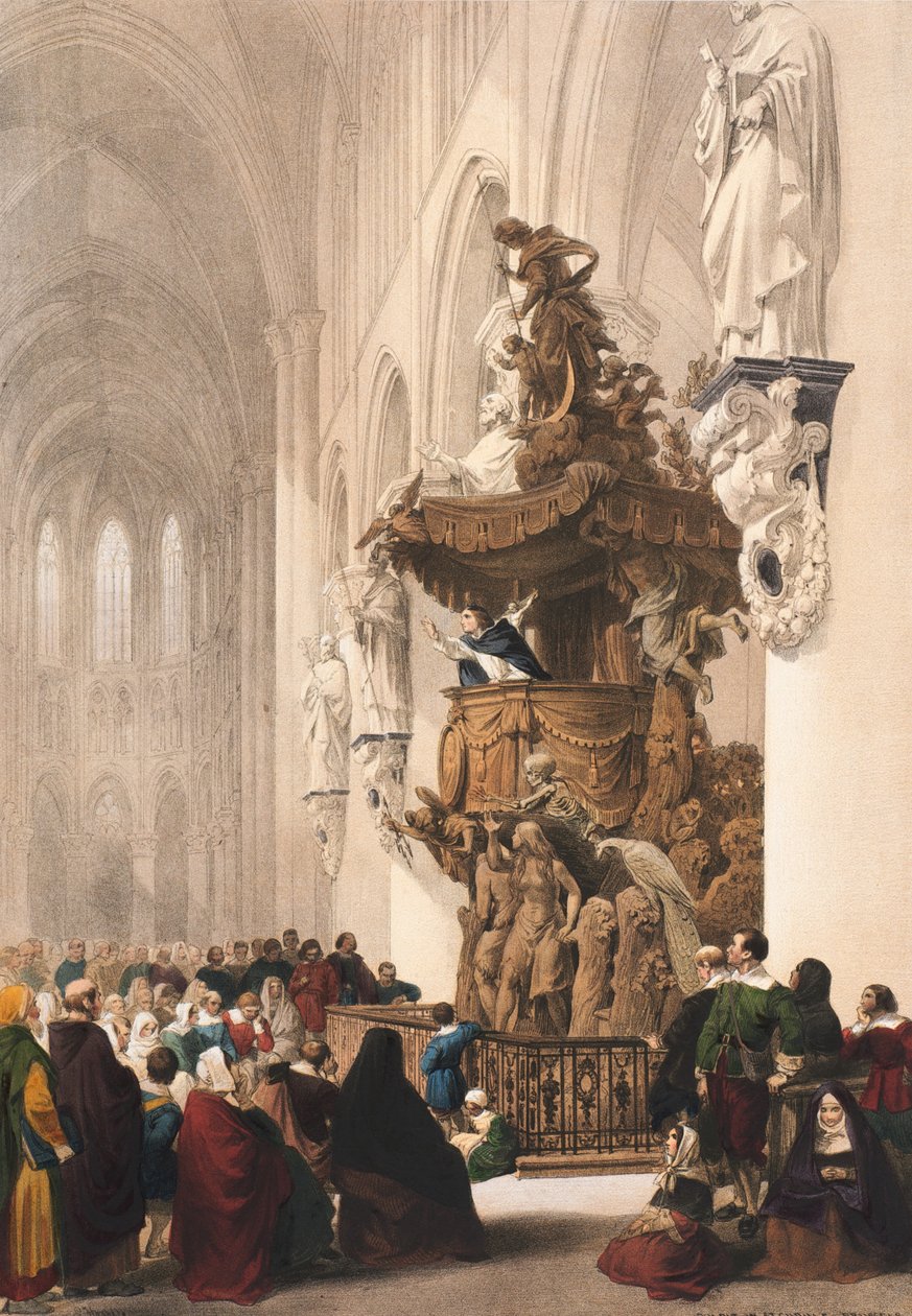 Prekestol i St. Gudule, Brussel, ark 5 fra 