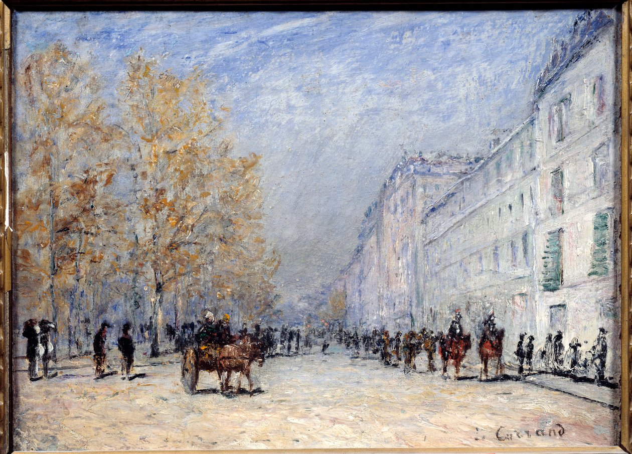 Lunsjklassen i Lyon. Maleri av Louis Carrand (1821-1899) av Louis Hilaire Carrand