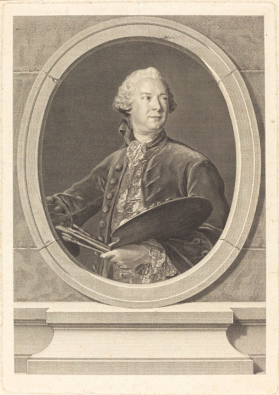 Louis Tocque av Louis Jacques Cathelin after Jean Marc Nattier