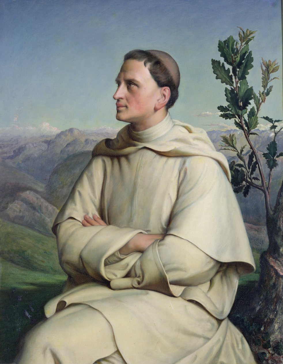 Henri Lacordaire (1802-61) i Sorreze, 1847 av Louis Janmot
