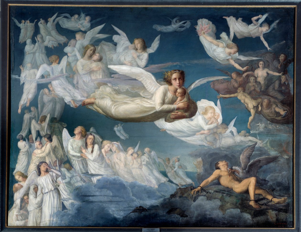 Sjelens dikt. Le passage des ames maleri av Louis Janmot (1814-1892) av Louis Janmot
