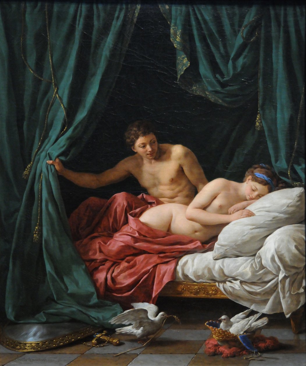 Mars og Venus Allegory of Peace, 1770 av Louis Jean François Lagrenée