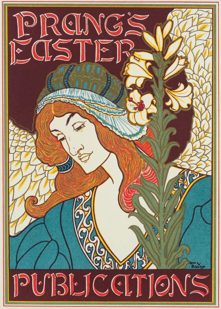 Prangs påskepublikasjoner av Louis John Rhead