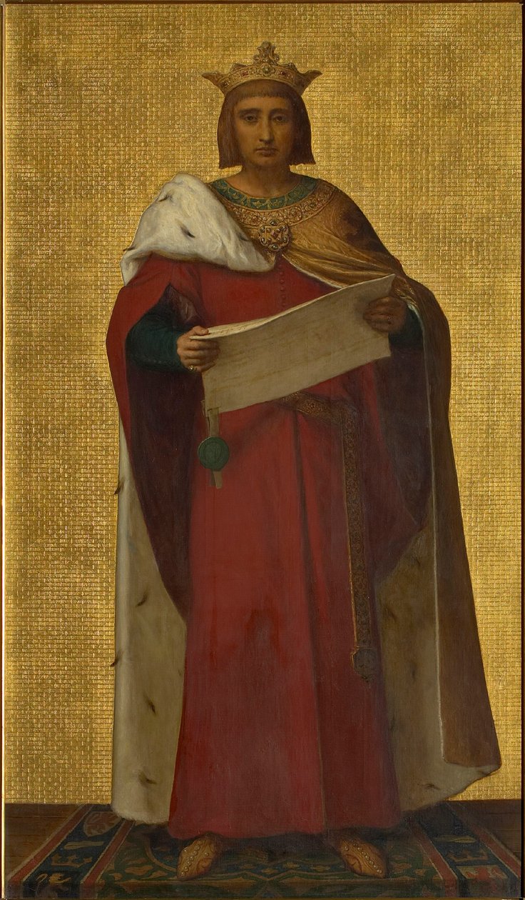 Hertug Johannes II av Brabant, 1872-1877. av Louis Joseph Gallait