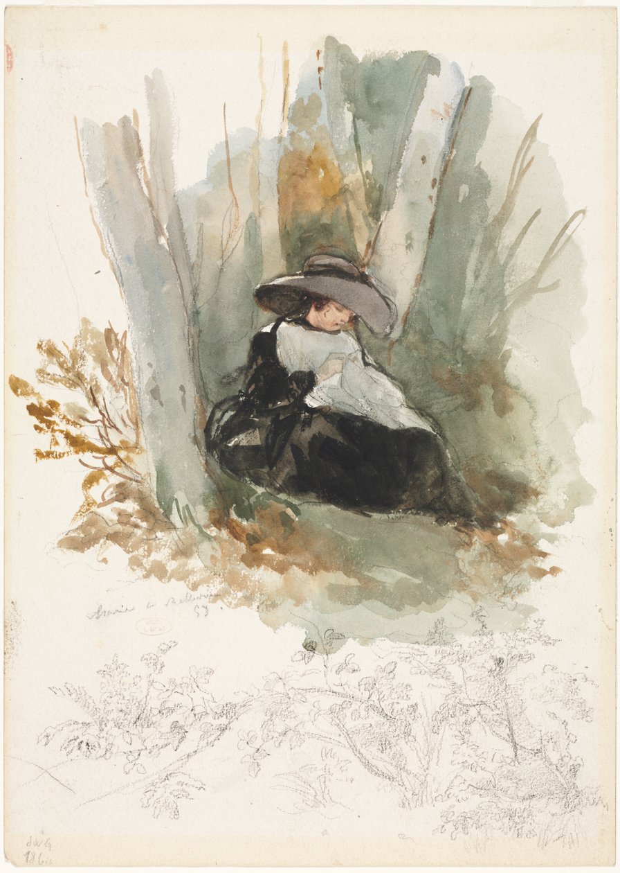 Mary på Bellevue av Louis Joseph Gallait