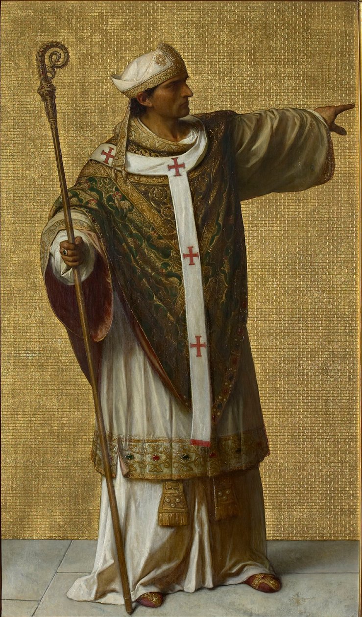 Notker av Liège, 1872-1877. av Louis Joseph Gallait