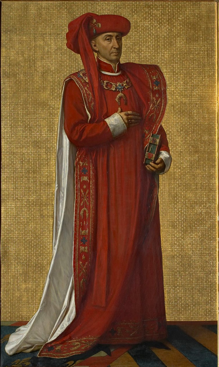 Filip den gode 1396-1467, hertug av Burgund, 1872-1877. av Louis Joseph Gallait