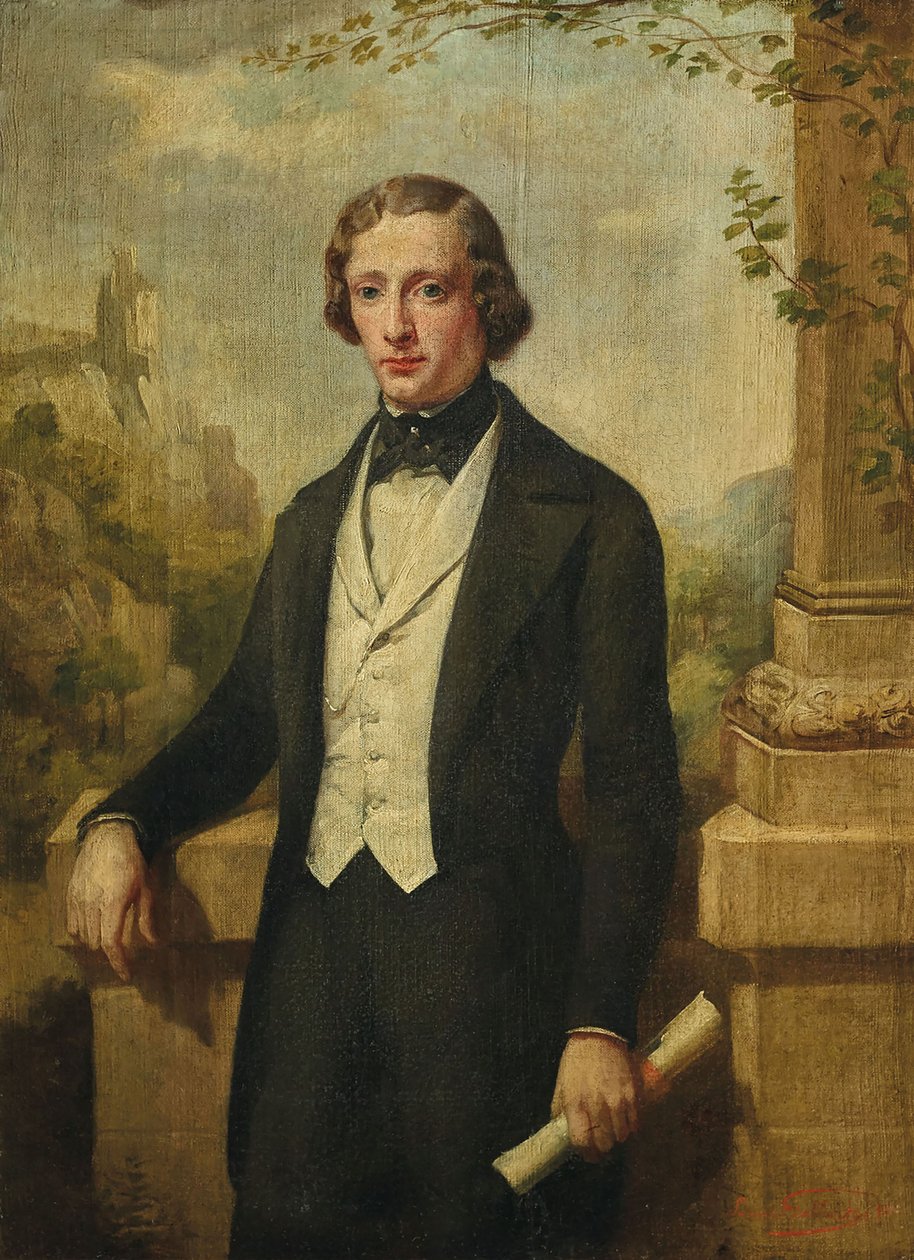 Portrett av Frederic Chopin 1810-1849, 1843. av Louis Joseph Gallait