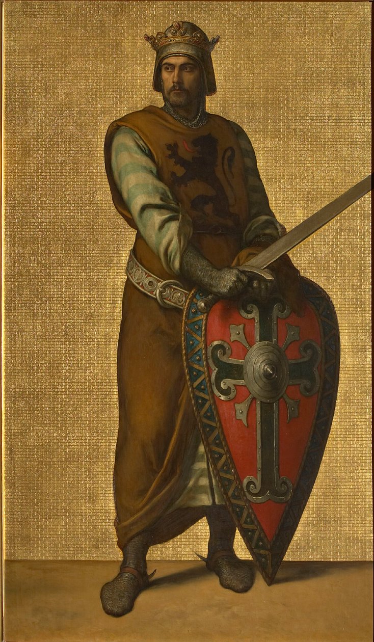 Robert II av Jerusalem, 1872-1877. av Louis Joseph Gallait