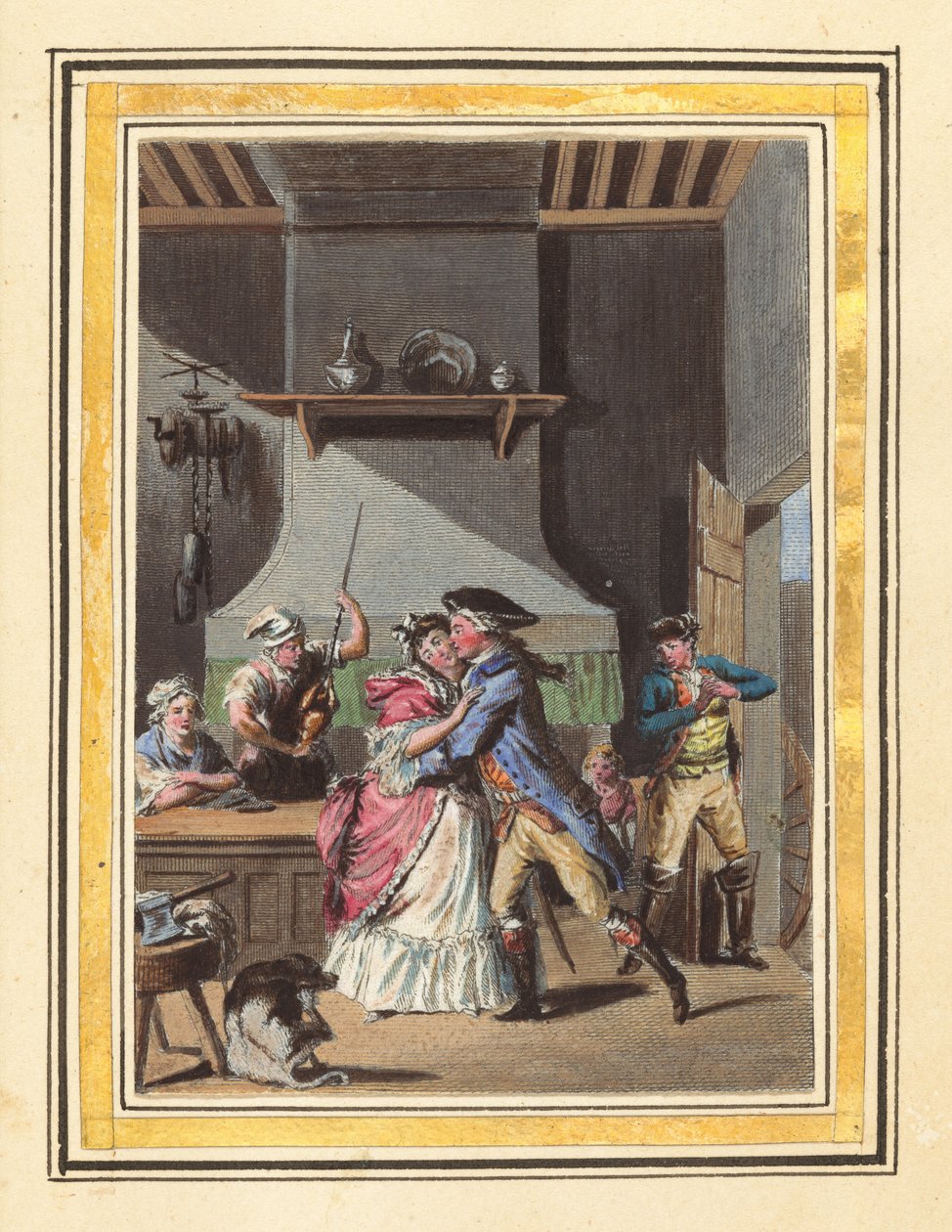 History of Manon Lescaut bind I, utgitt 1797. Skapere: Louis-Joseph Lefevre, Jacques Joseph Coiny. av Louis Joseph Lefevre, Jacques Joseph Coiny