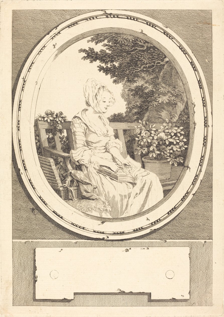 Ned til den minste ting av Louis Joseph Masquelier after Pierre Antoine Baudouin