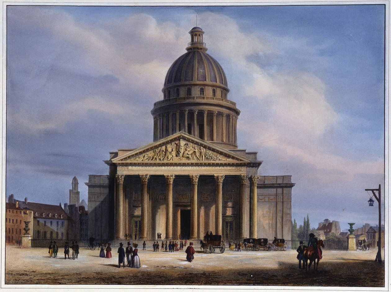 Utsikt over Pantheon - av Arnout av Louis Jules Arnout