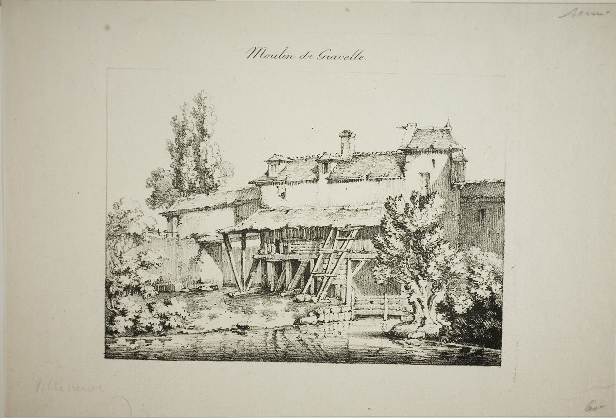 Mill på Gravelle, I av Louis Jules Frederic Villeneuve