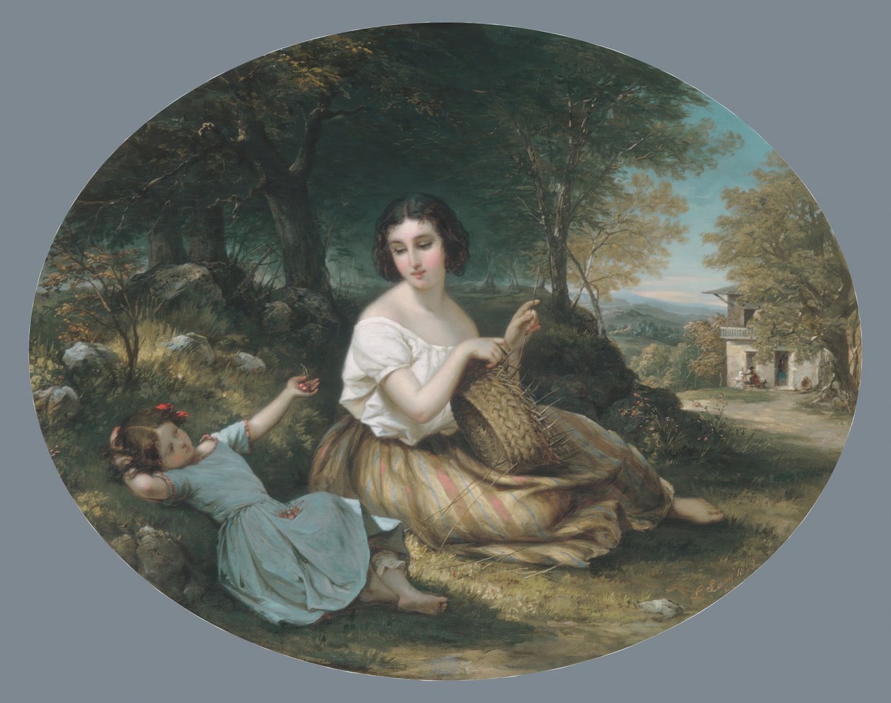 Kurvmakeren, 1853. av Louis Lang