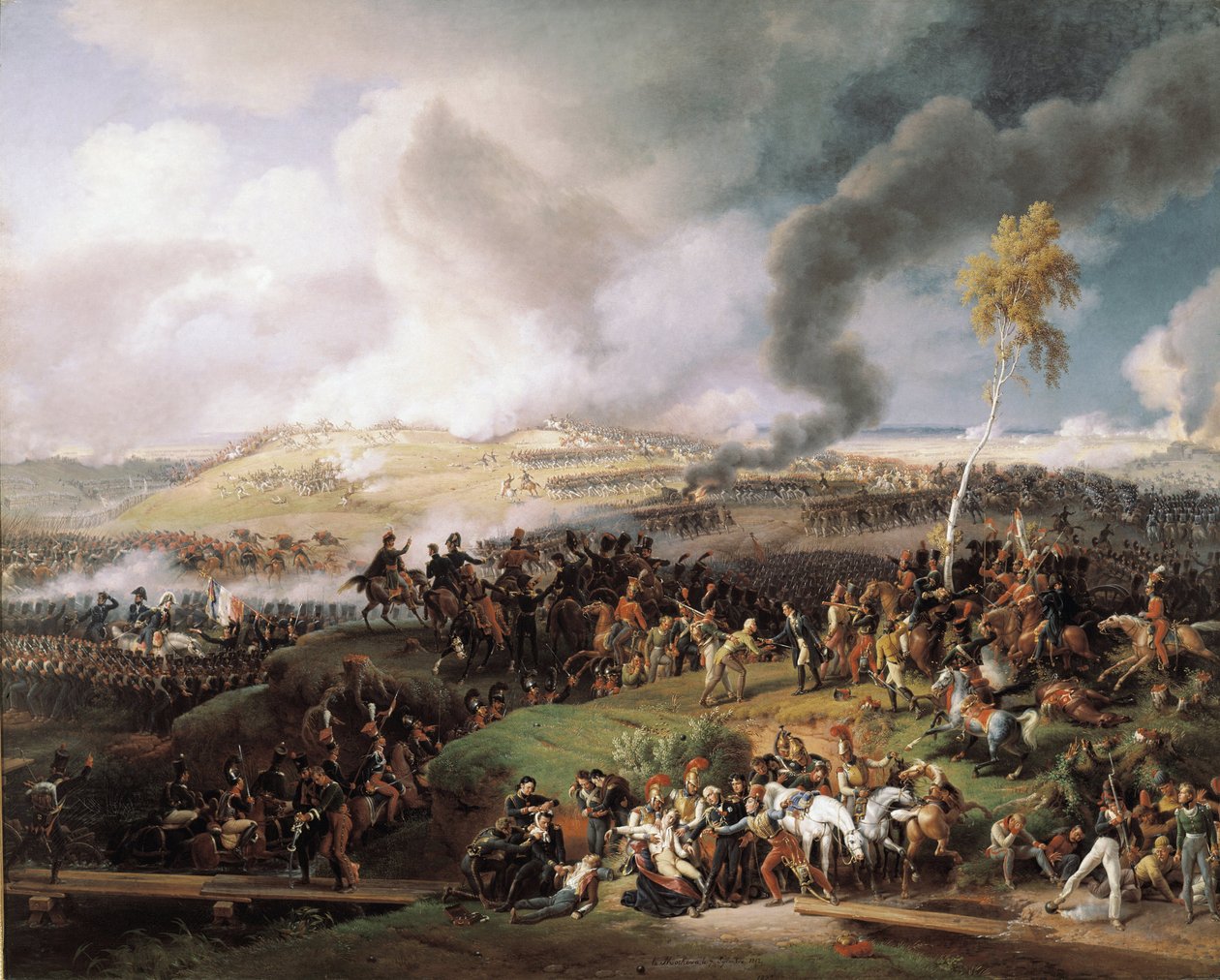 Slaget ved Moskova (også slaget ved Borodino) (7. september 1812) (olje på lerret av Louis Lejeune