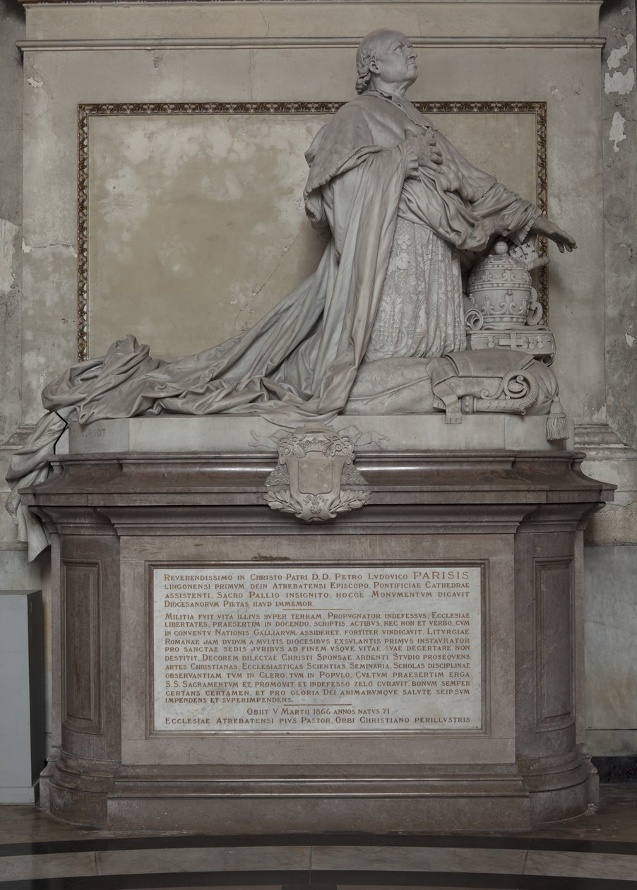 Begravelsesmonument til Peter Ludovico Parisis av Louis Leon Cugnot