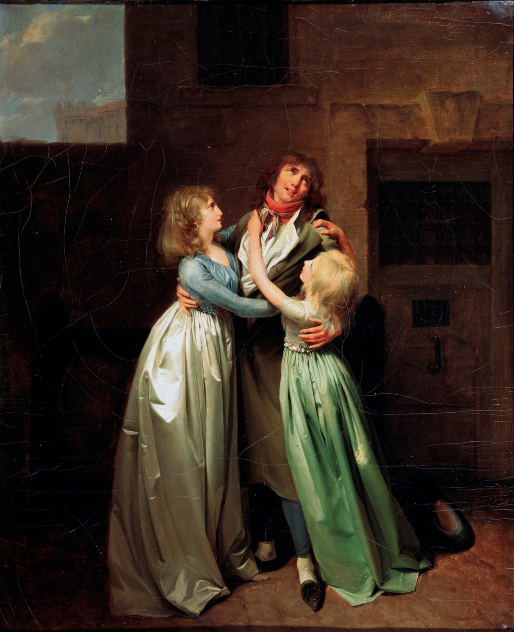 En sørgelig avskjed, 1780-tallet av Louis Leopold Boilly