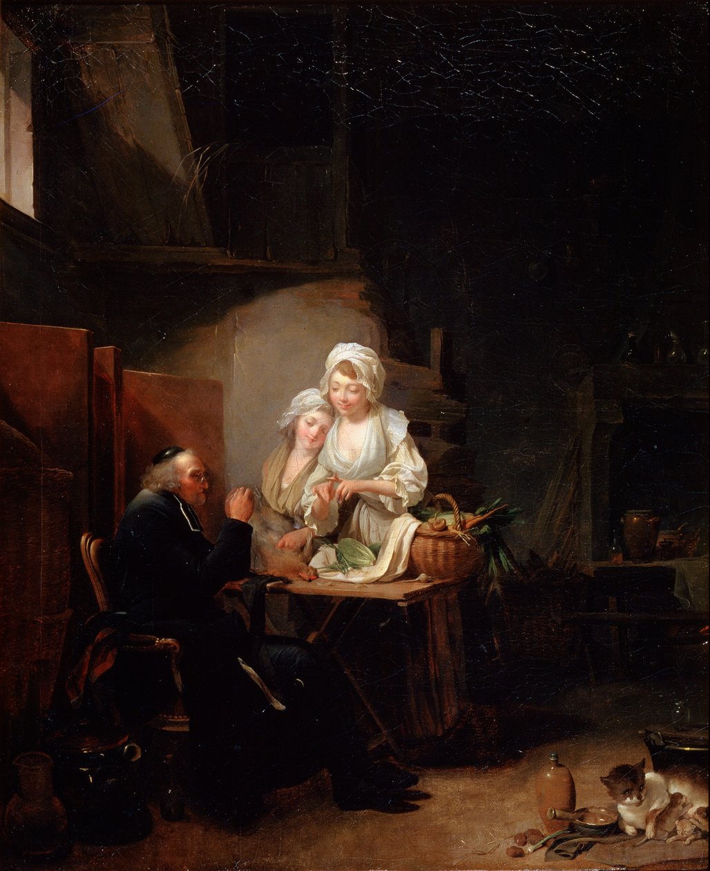 En gammel kurat, slutten av 1780-tallet av Louis Leopold Boilly