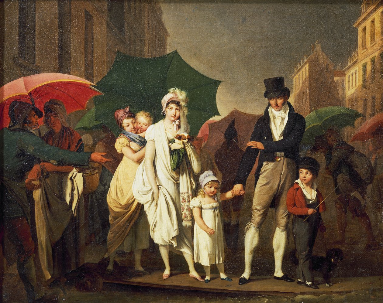 Regnvær av Louis Leopold Boilly
