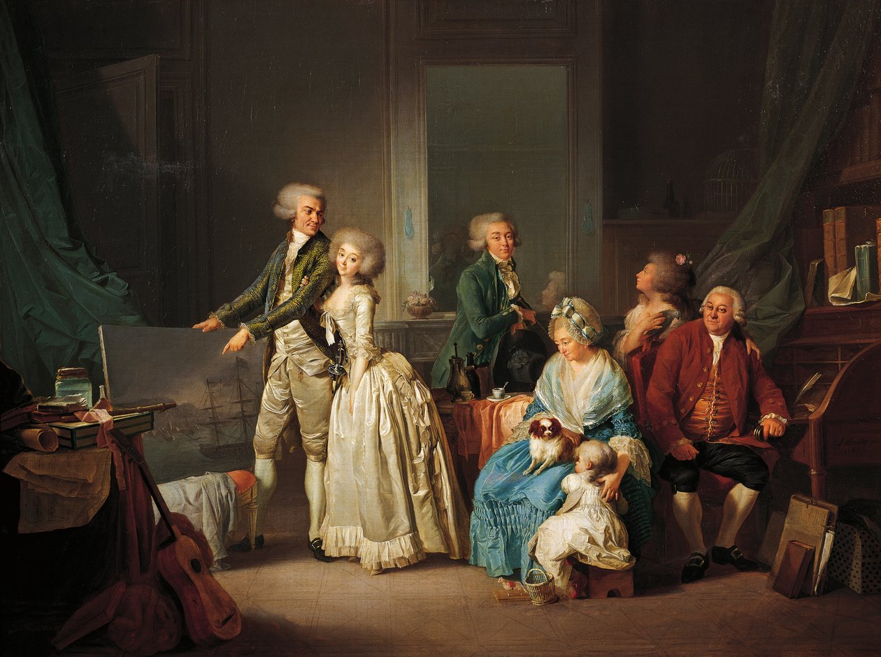 Gohin familie av Louis Leopold Boilly