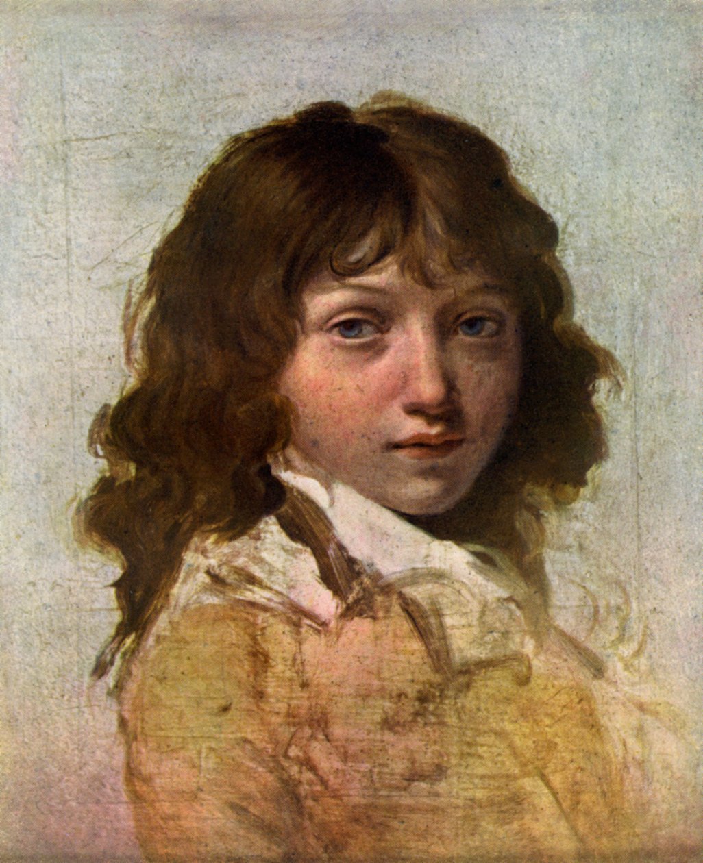 Head of a Boy, tidlig på 1800-tallet. av Louis Leopold Boilly
