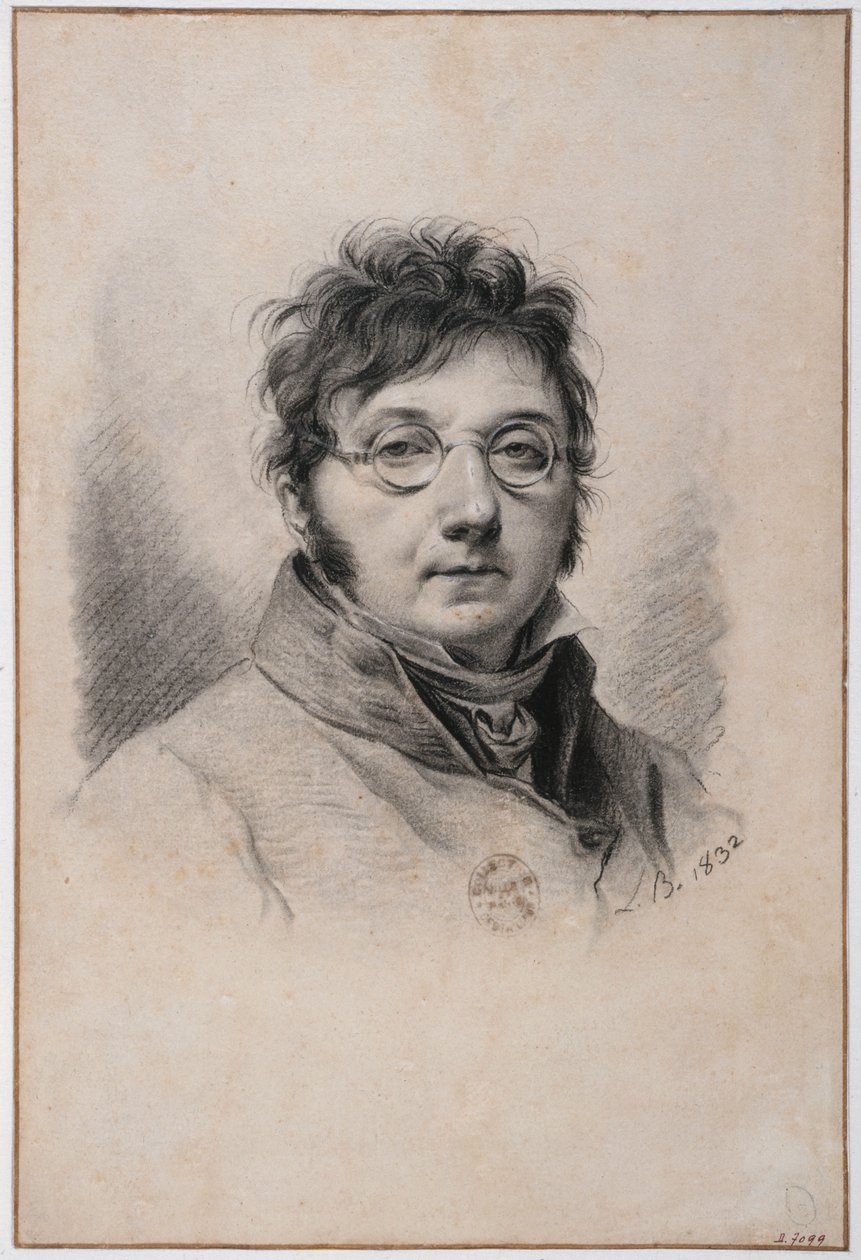Portrett av Boilly malt av ham selv av Louis Leopold Boilly