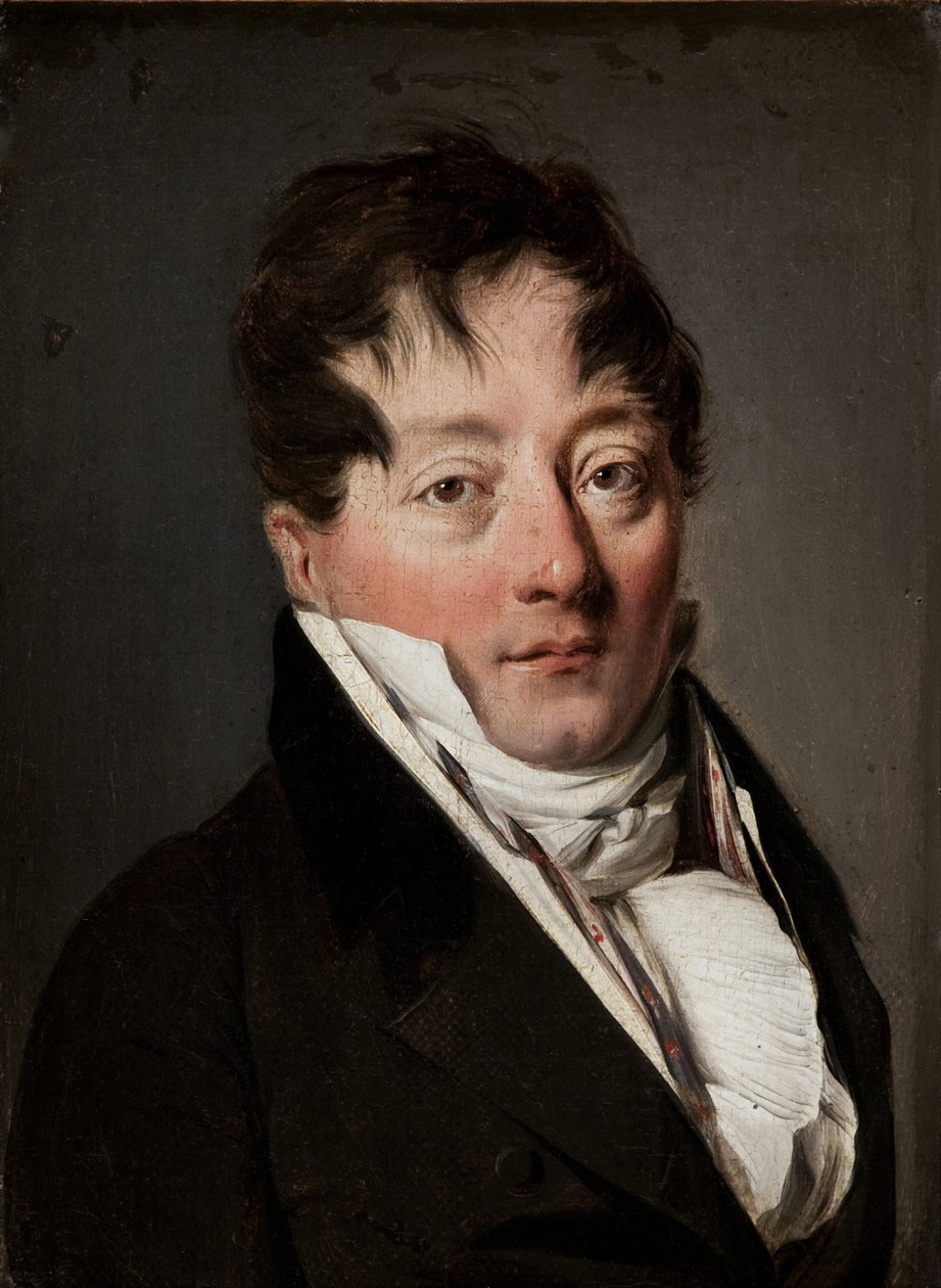 Portrett av Alexandre Balthazar Laurent Grimod de la Reynière 1758-1837 av Louis Leopold Boilly