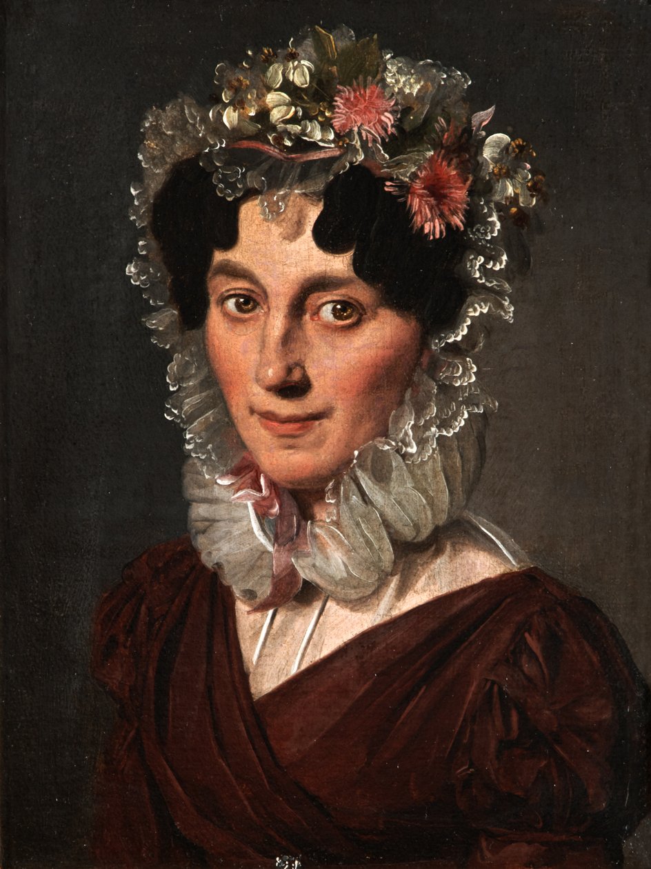 Portrett av Caroline (Sophie) Gast, født Veinheimer av Louis Leopold Boilly