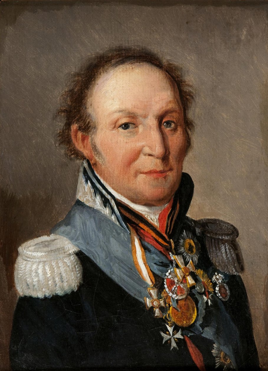 Portrett av feltmarskalk grev Ludwig Adolf Peter av Sayn-Wittgenstein-Ludwigsburg 1769-1843 av Louis Leopold Boilly
