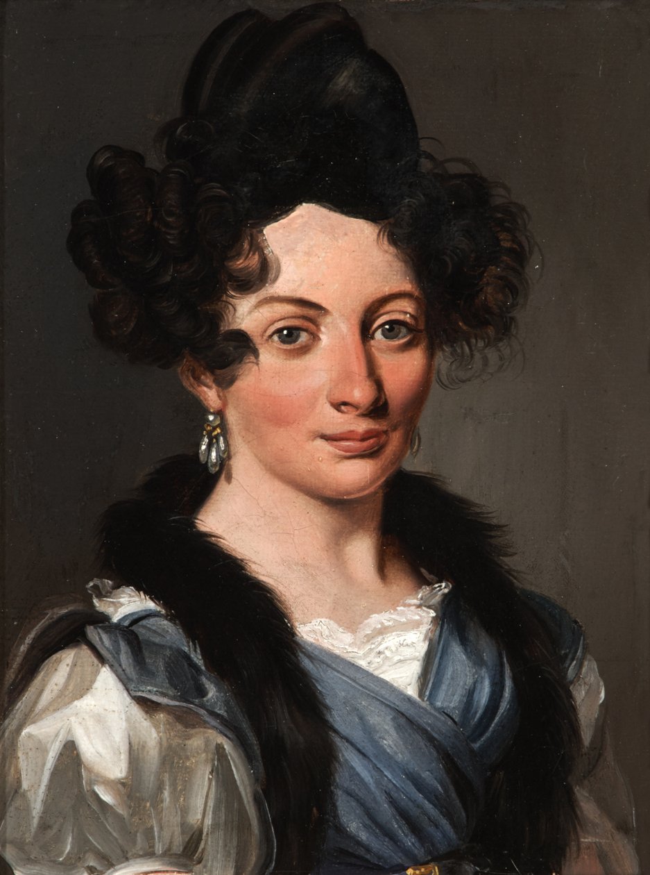 Portrett av Marie-Marthe Perpétue de Banyuls de Montferré, født de Chavigny av Louis Leopold Boilly