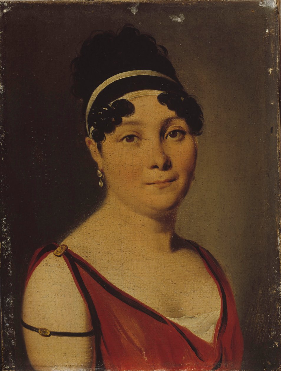 Portrett av operasangerinnen Caroline Branchu 1780-1850, ca. 1810. av Louis Leopold Boilly