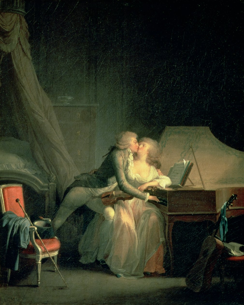 Preludium (olje på lerret) av Louis Leopold Boilly