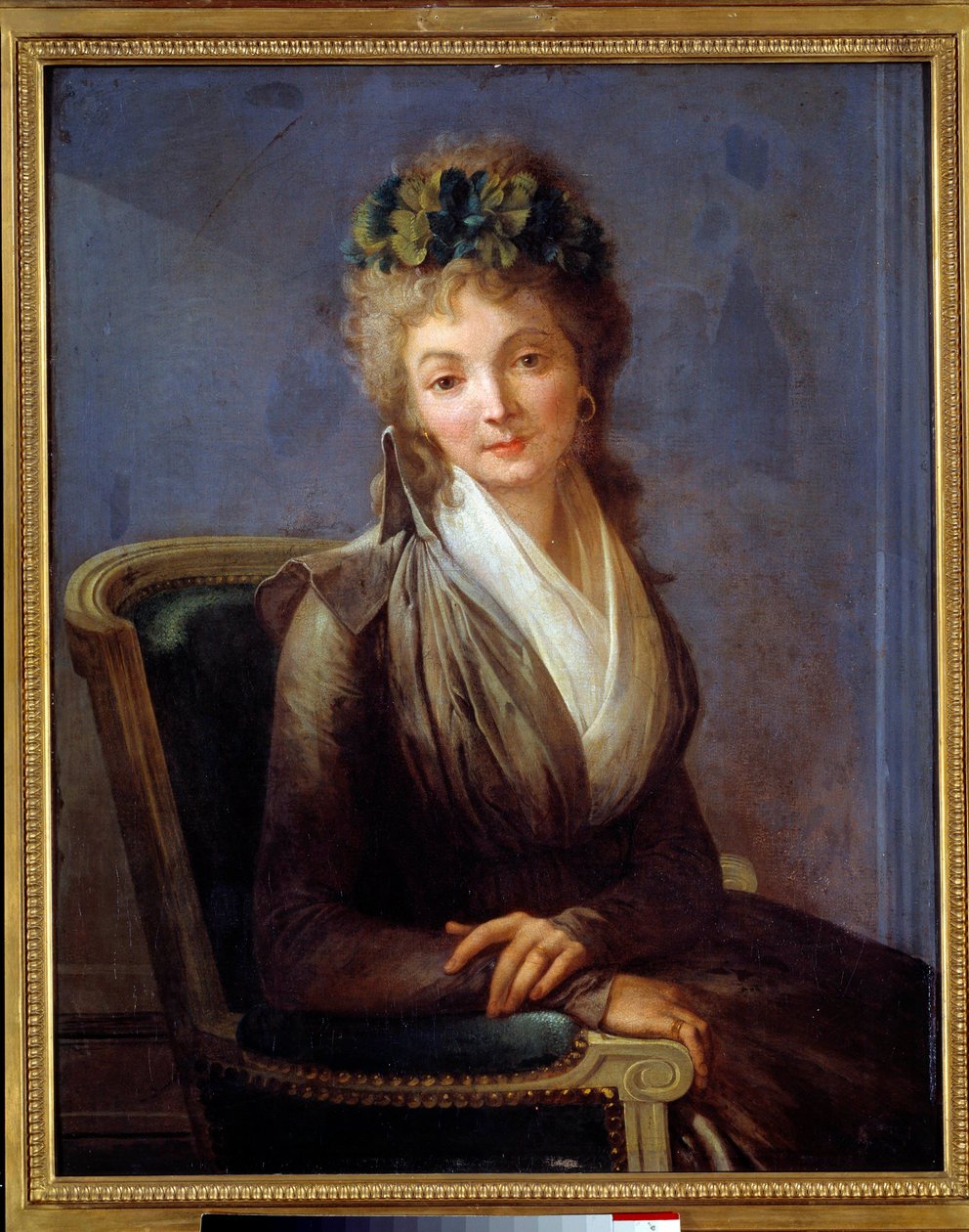 Antatt portrett av Lucile Desmoulins (nee Anne-Louise Duplessis-Larison) (1771-1794) Maleri av Louis Leopold Boilly (1761-1845). 18. århundre. Størrelse 0,85 x 0,67 m Paris, Carnavalet Museum av Louis Leopold Boilly