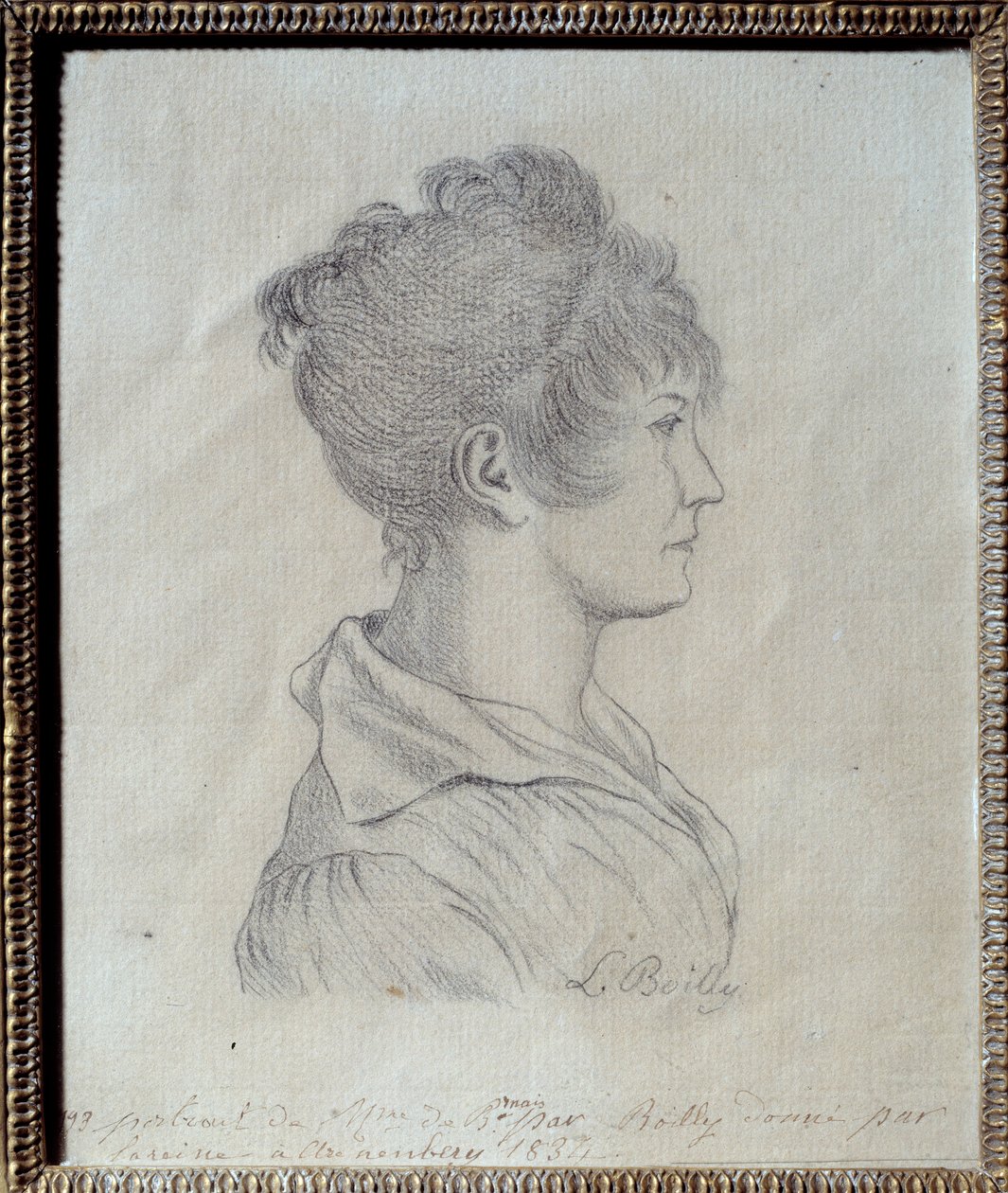Profilportrett av Josephine de Beauharnais (1763-1814) Tegning av Louis Leopold Boilly (1761-1845) 1793 Søn. 0,17x0,21 m Malmaison, slottsmuseum av Louis Leopold Boilly