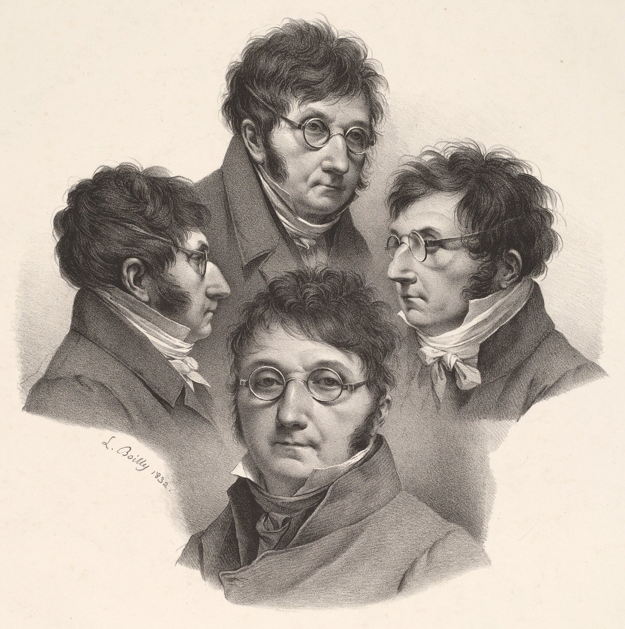 Selvportrett av Louis Leopold Boilly