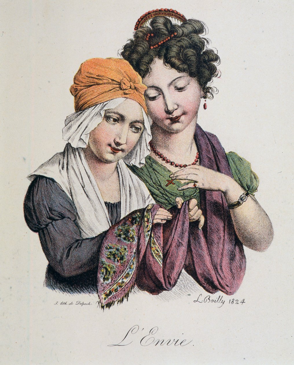Seven Deadly Sins: Envy av Boilly av Louis Leopold Boilly
