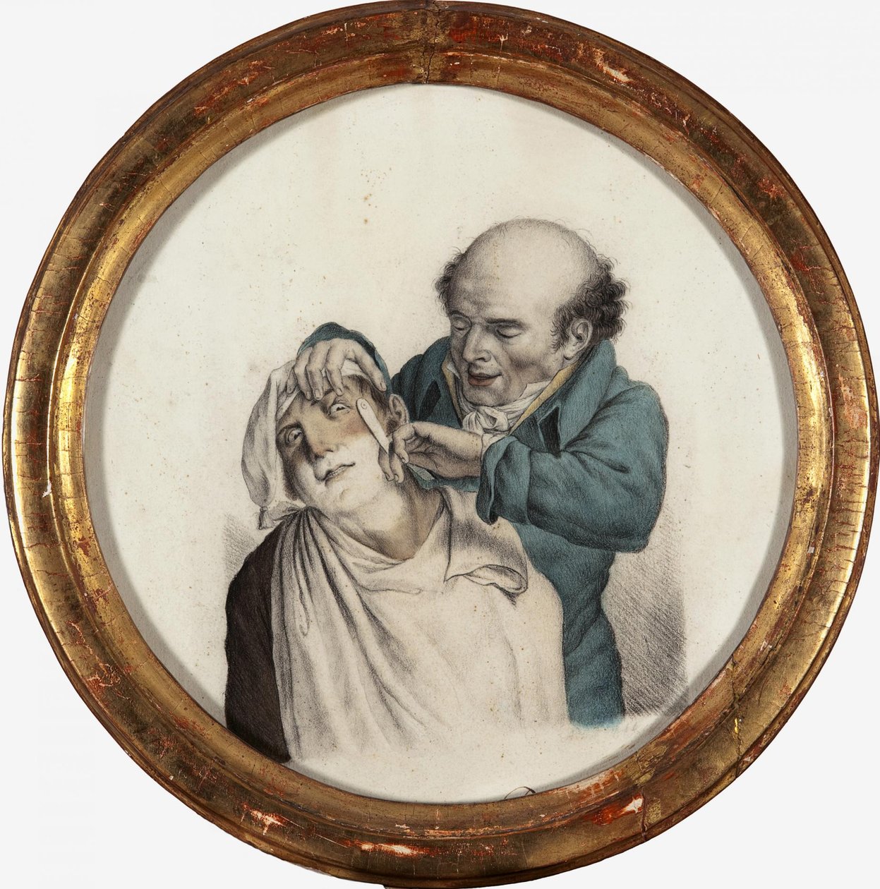 Dyktig barberer, 1823 av Louis Leopold Boilly