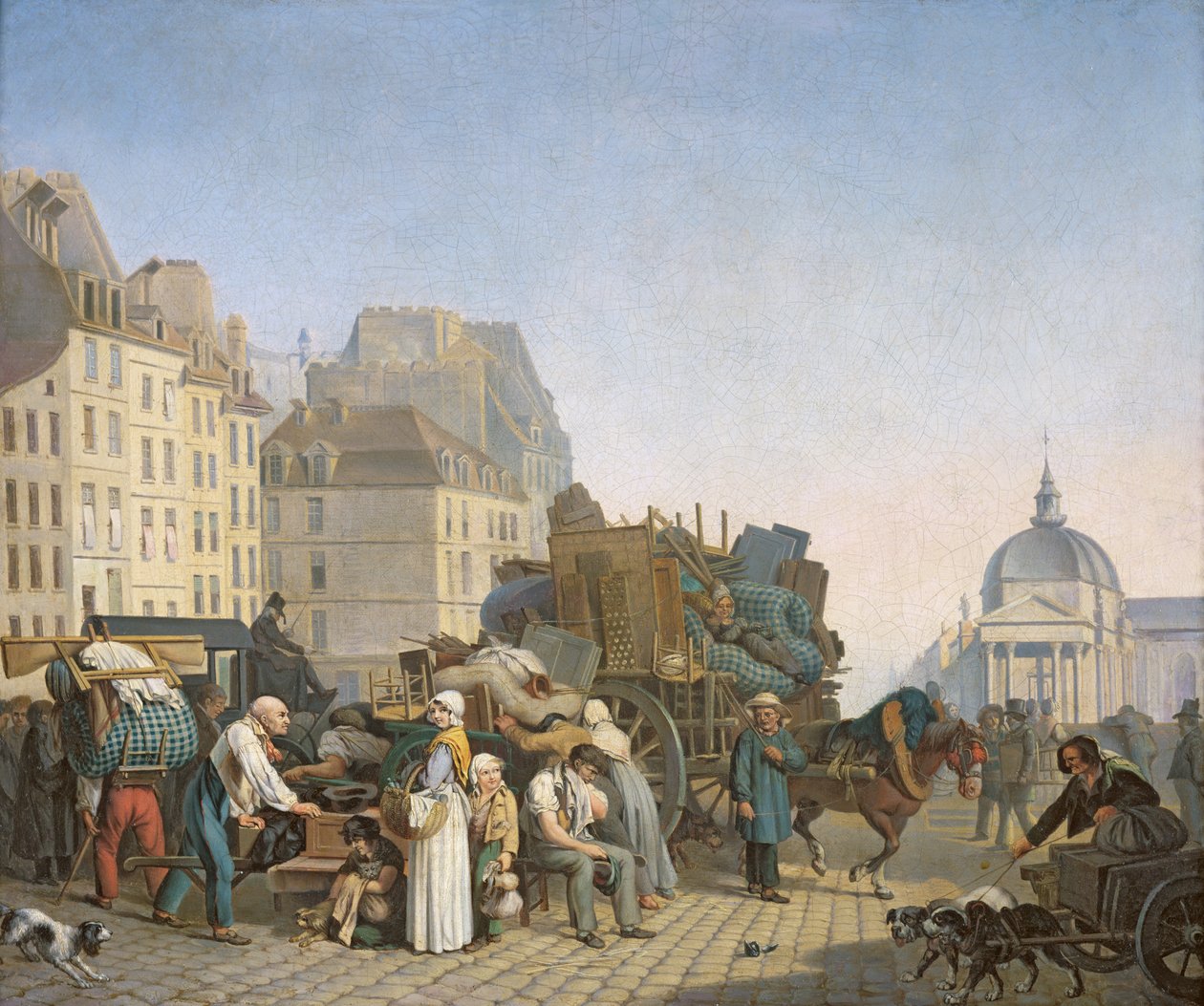 The House Movers, 1840 av Louis Leopold Boilly