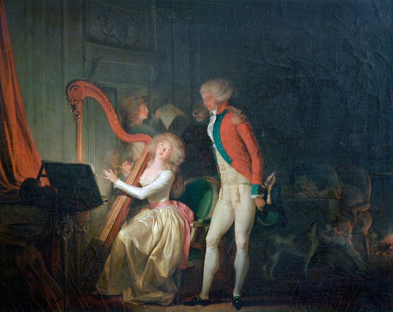 Den improviserte konserten, eller The Price of Harmony, 1790 av Louis Leopold Boilly