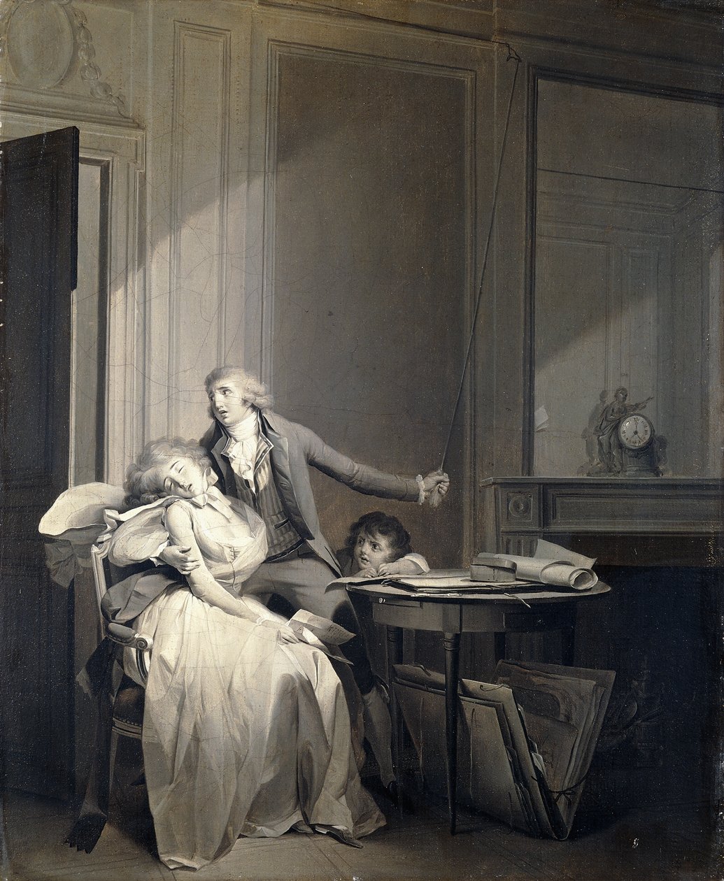 Brevet eller besvimelsen, av Louis Leopold Boilly