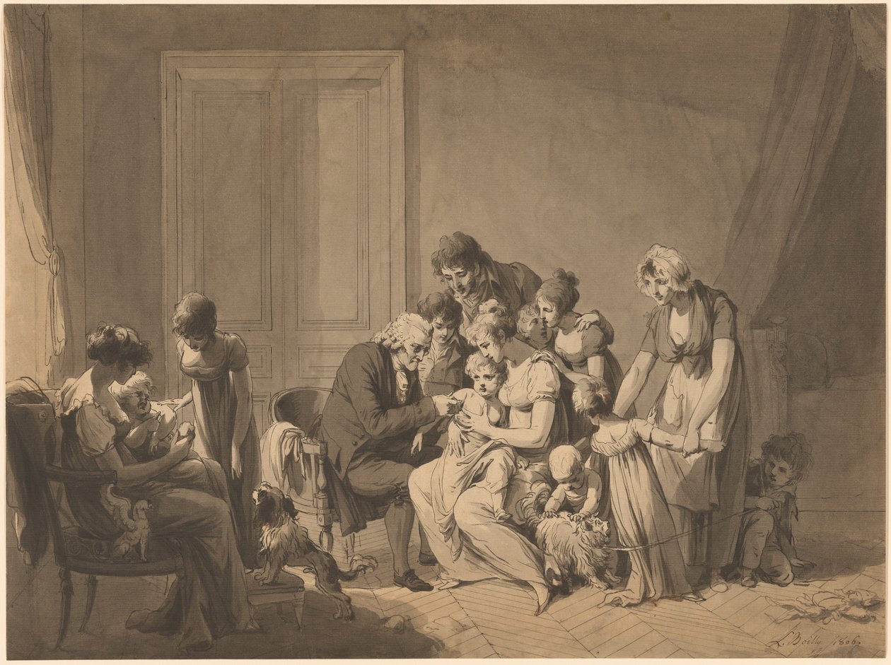 Vaksinen av Louis Leopold Boilly