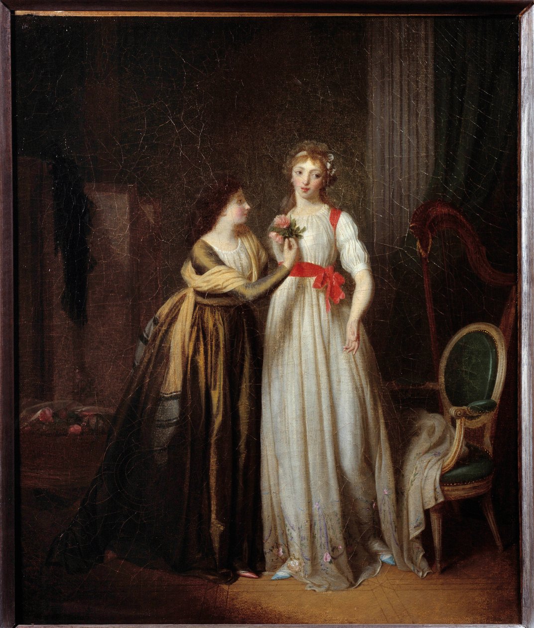 De to vennene. Maleri av Louis Leopold Boilly (1761 - 1845) av Louis Leopold Boilly