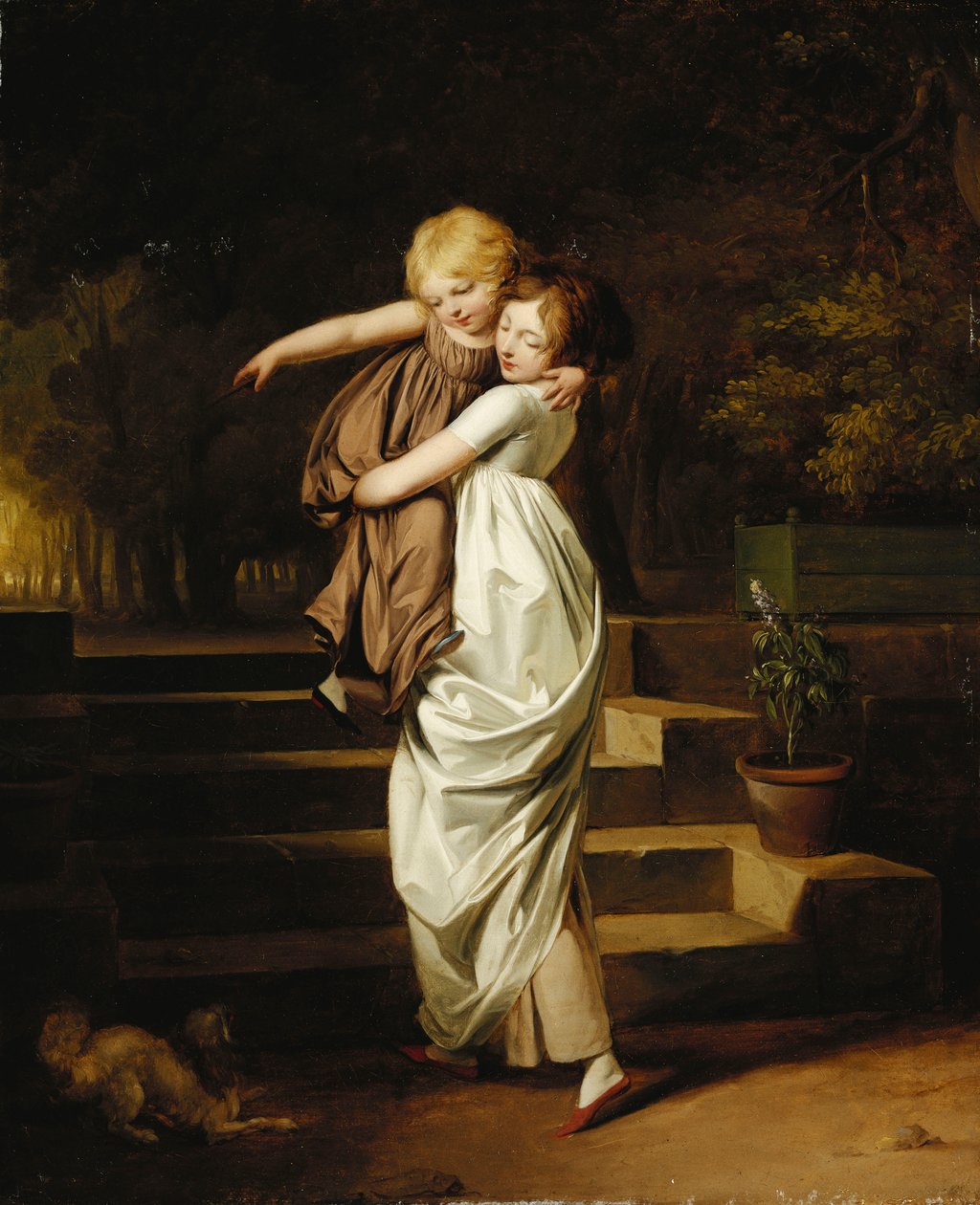 To søstre; De to søstrene, av Louis Leopold Boilly