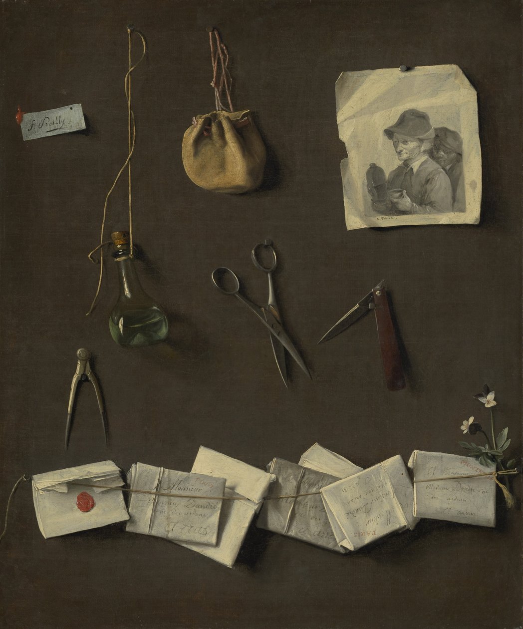 Forskjellige gjenstander, ca. 1785 av Louis Leopold Boilly