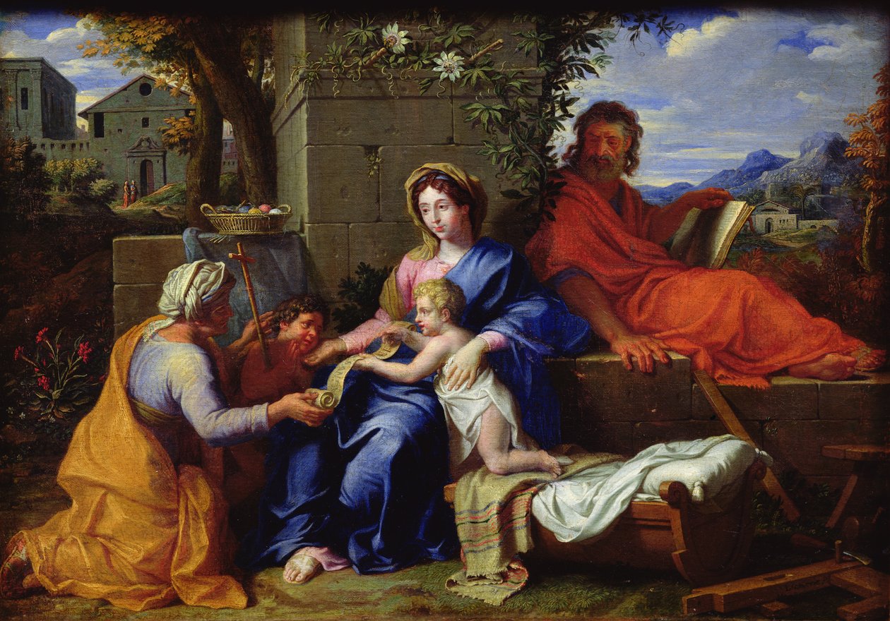 Den hellige familie av Louis Licherie de Beuron