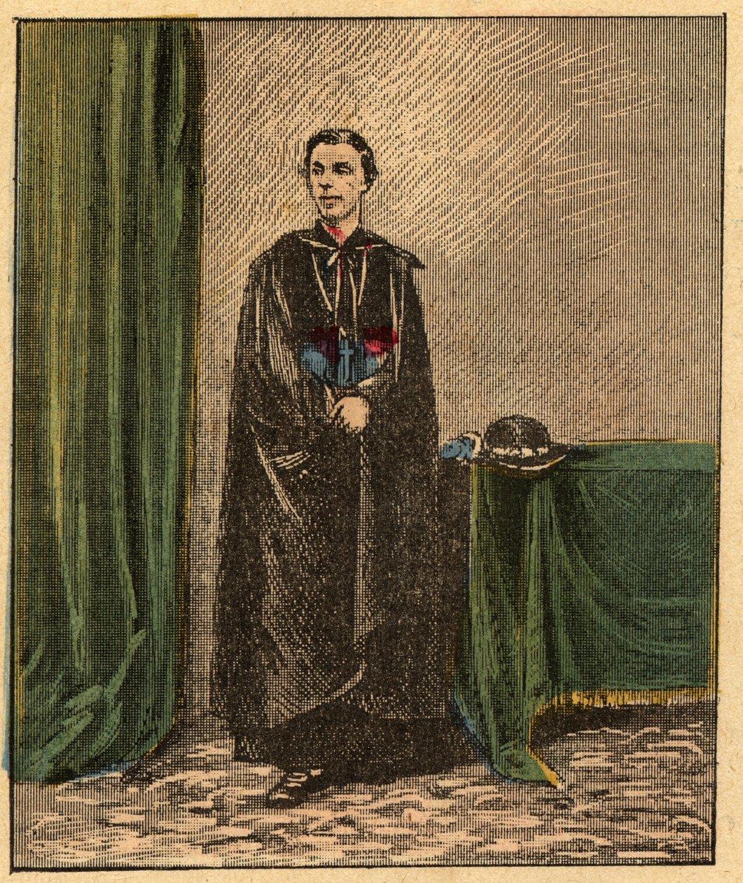 Louis-Gaston de Segur (Louis Gaston de Segur) (1844-1879) Fransk biskop - - Gravering fra "" Religiøs lære ved øynene. Wonderful Album» av Louis Maitrejean og Georget Ramond - Frankrike 1910 av Louis Maitrejean
