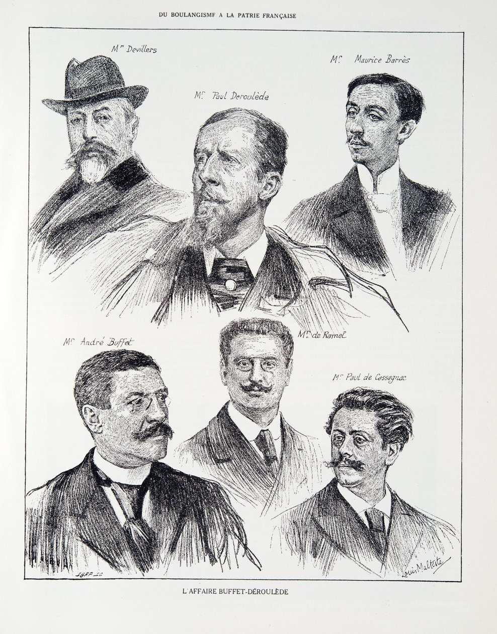 The Buffet-Déroulède Affair, fra History of the Third Republic, Vol. I, Politisk historie, pub.1933 av Louis Malteste