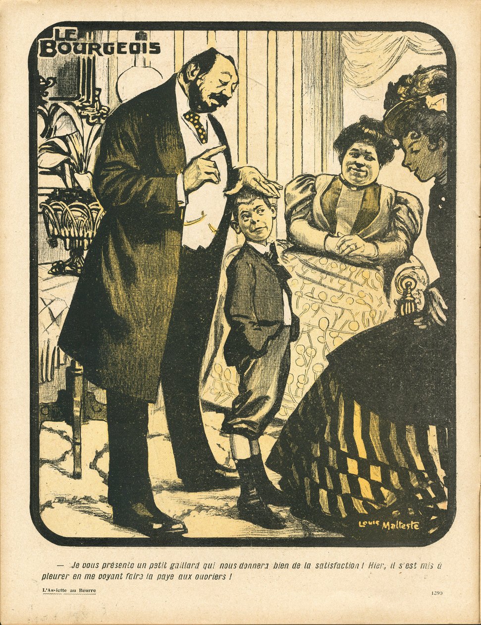 The Butter Plate, nummer 295, Satirical in Colors av Louis Malteste
