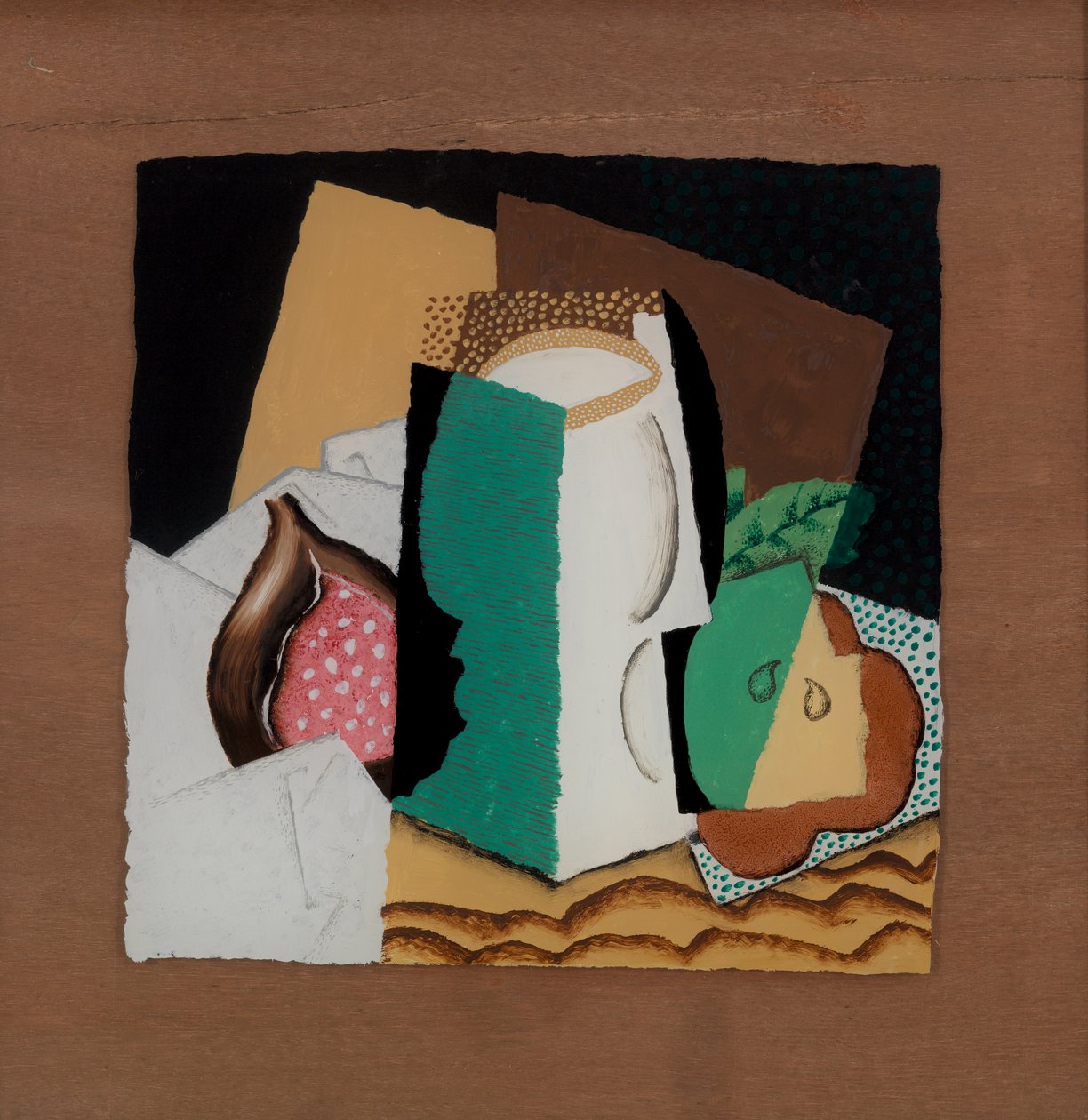Glass og frukt av Louis Marcoussis