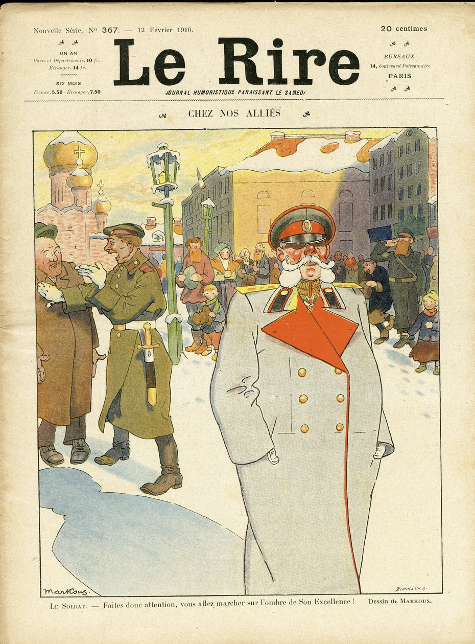 Illustrasjon til omslaget til Le Rire av Louis Marcoussis